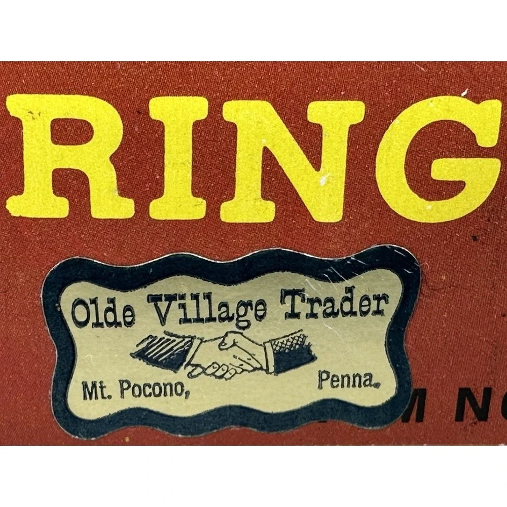 6 Vintage Wood‎ Boho Cottage Core Napkin Rings Holder Round Old Village Trader